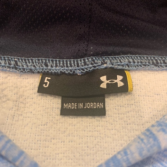 Girls Under Armour Logo Hooded Fleece Pullover - Picture 4 of 6